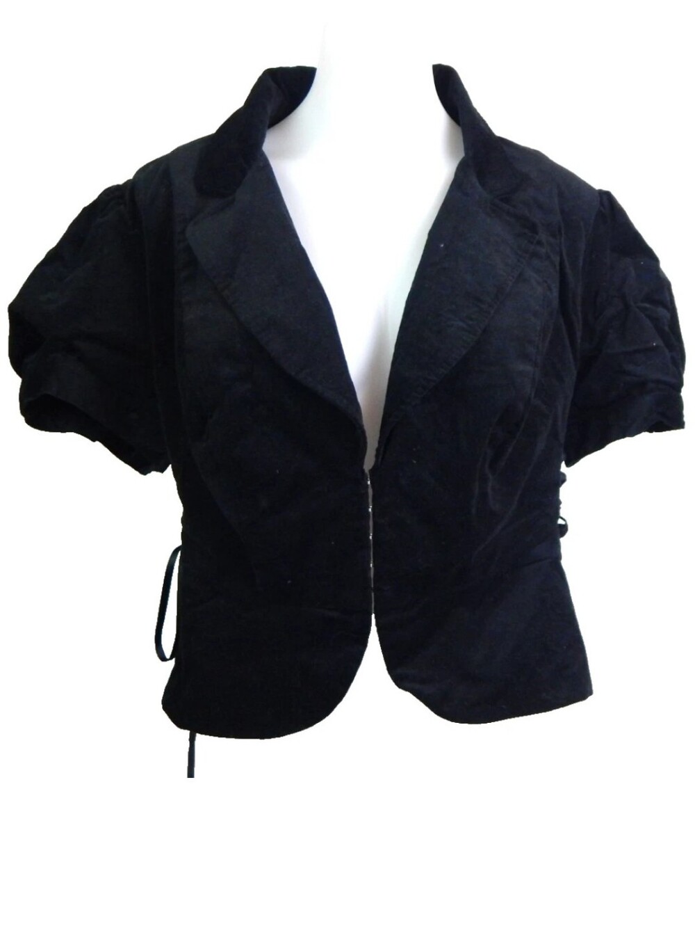 Torrid Vintage Y2K Velvet Lace Up Bolero Jacket